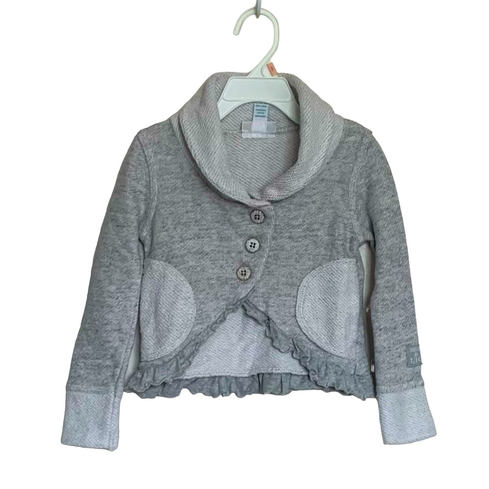 Naartjie Kids Toddler Gray Cardigan Size XS/3 years